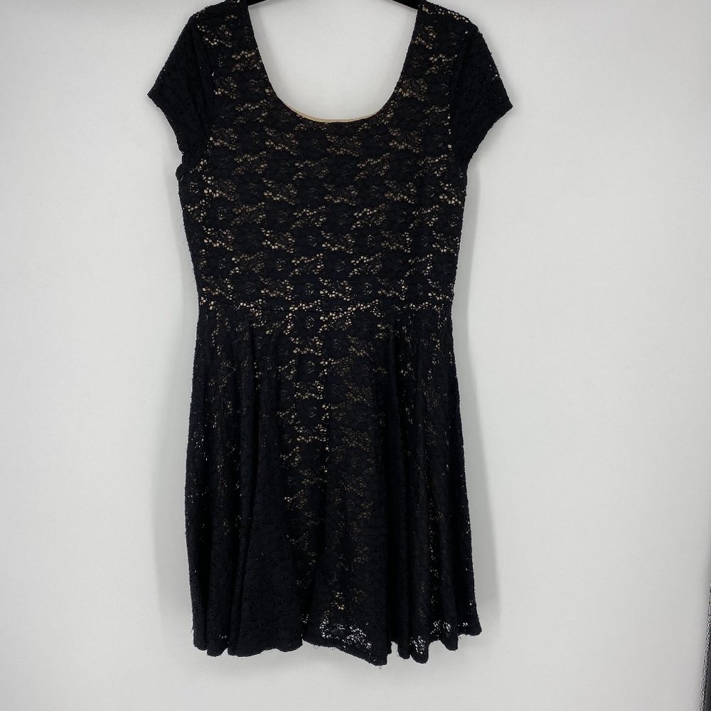 philosophy | Size L. Black Layered Midi Dress
